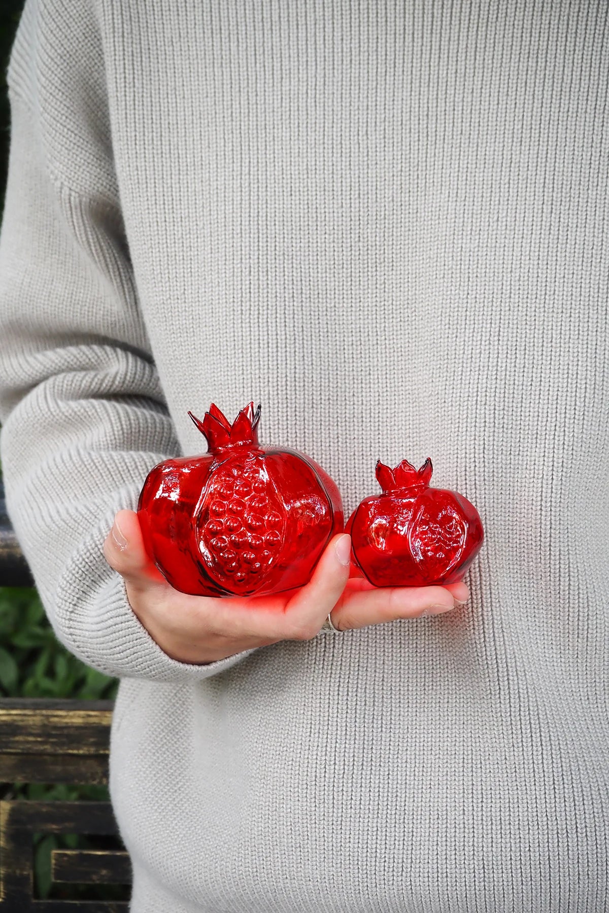 Pomegranate Glass Vase