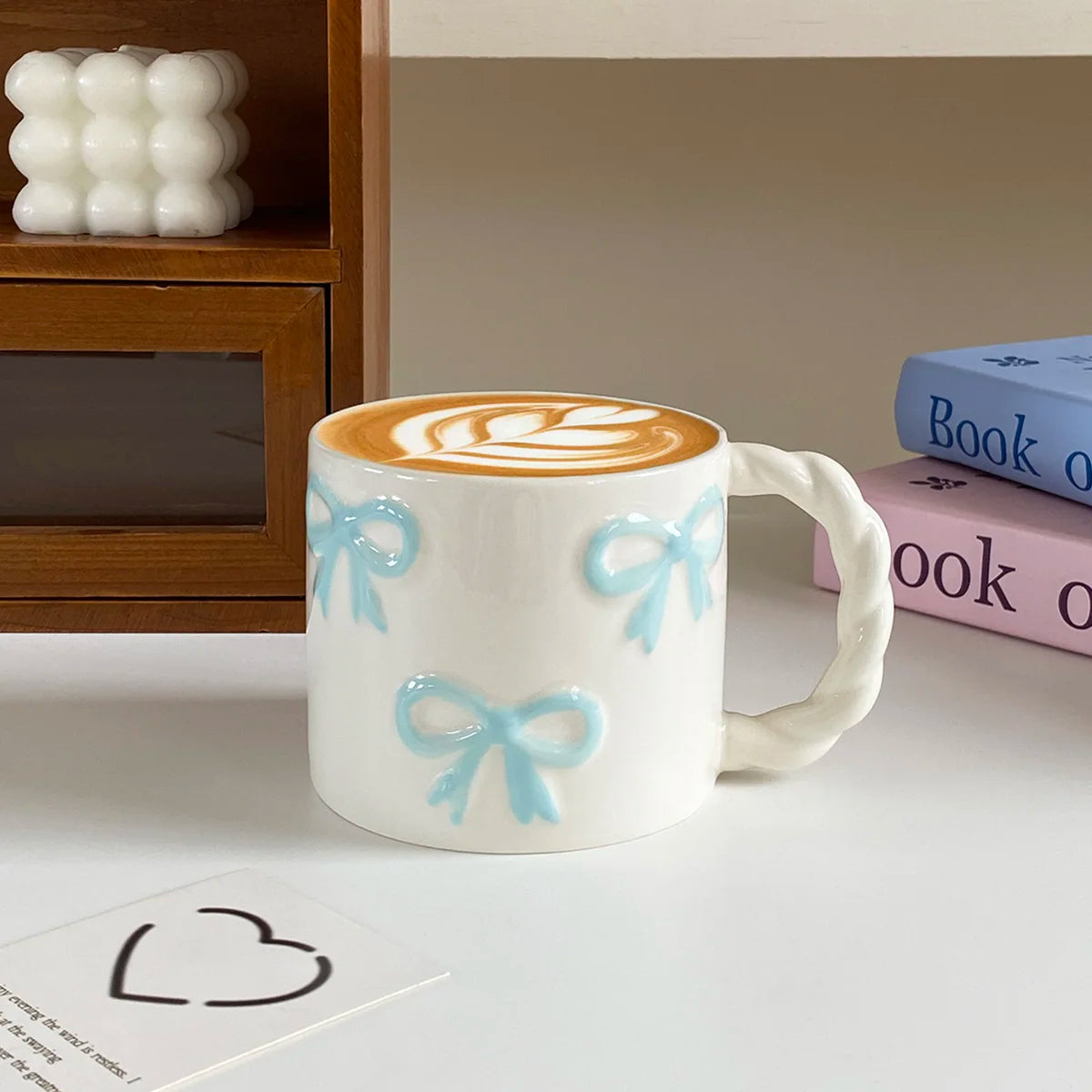 Dainty Bow Ceramic Mug