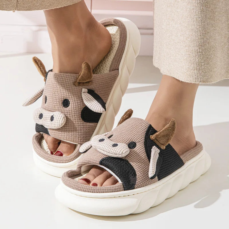 Cotton Animal Slippers