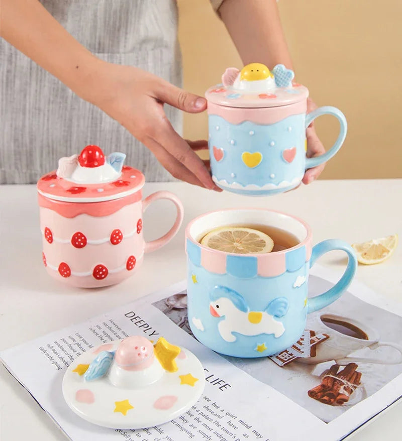 Cartoon Ceramic Mugs