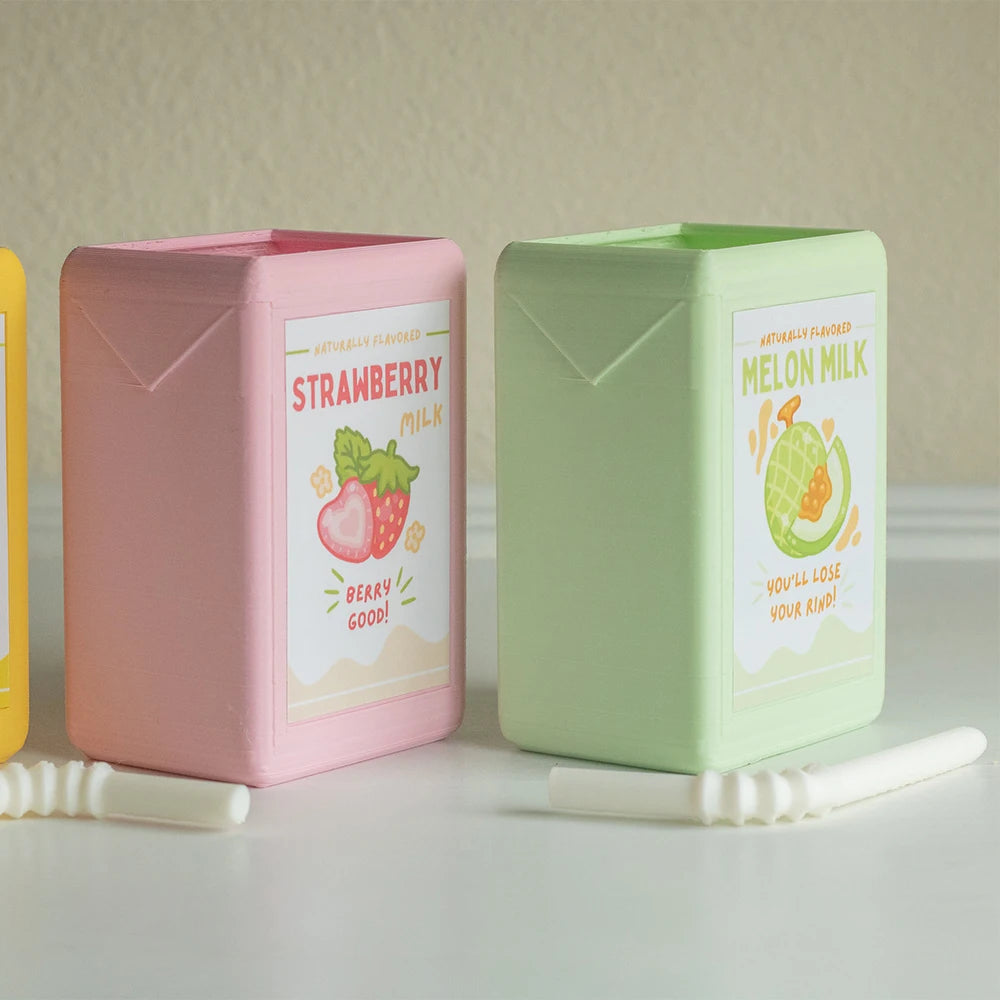 Vintage Juice Box Planters