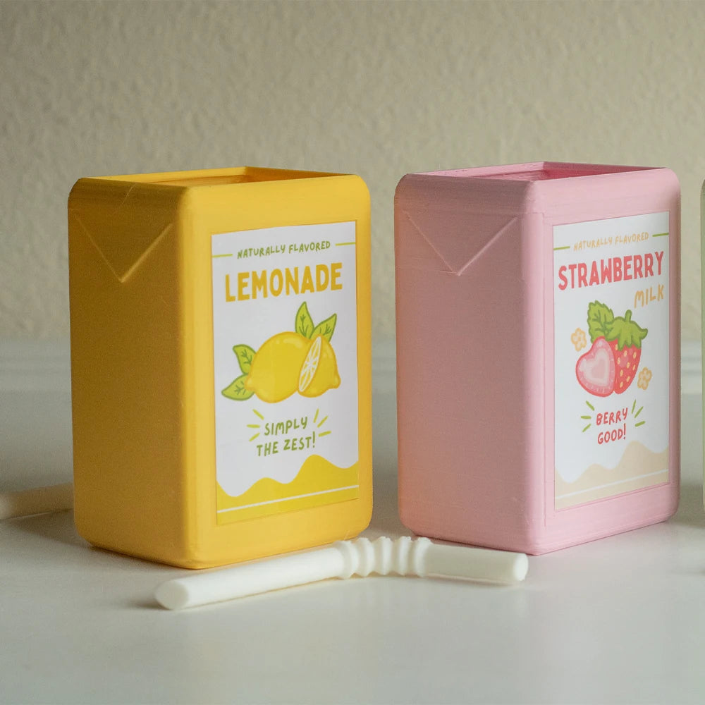 Vintage Juice Box Planters