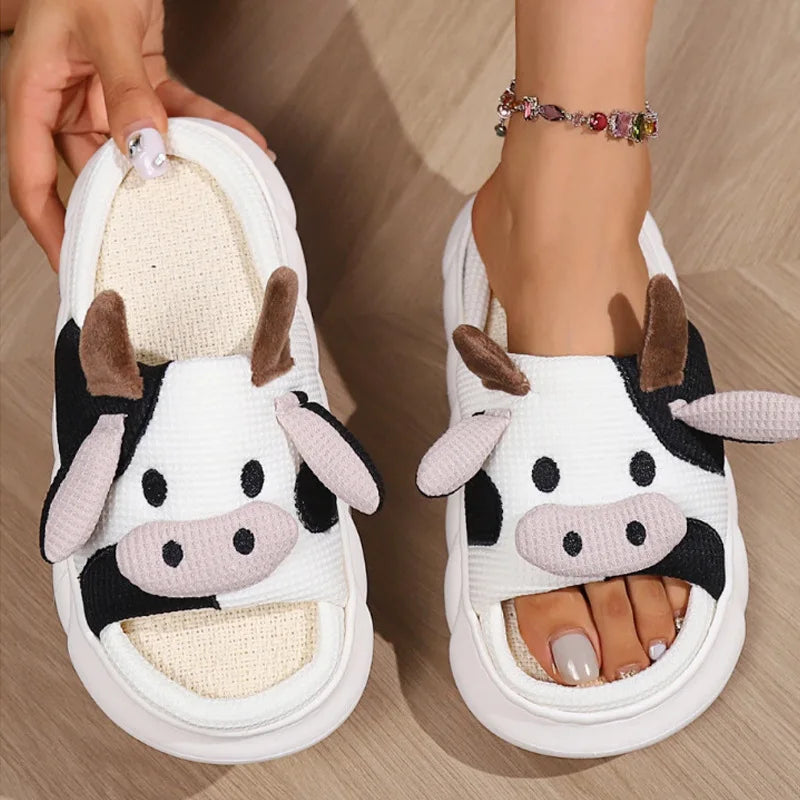 Cotton Animal Slippers