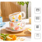 Hand Pinched Irregular Ceramic Patterned Mugs