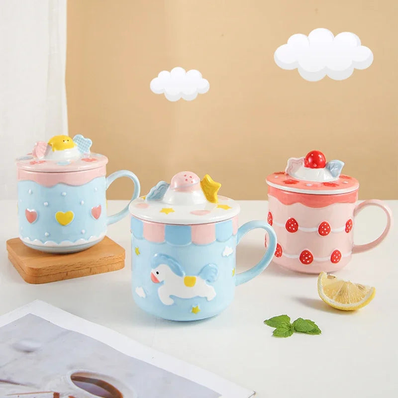 Cartoon Ceramic Mugs