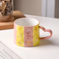 Ceramic Heart Pattern Mugs