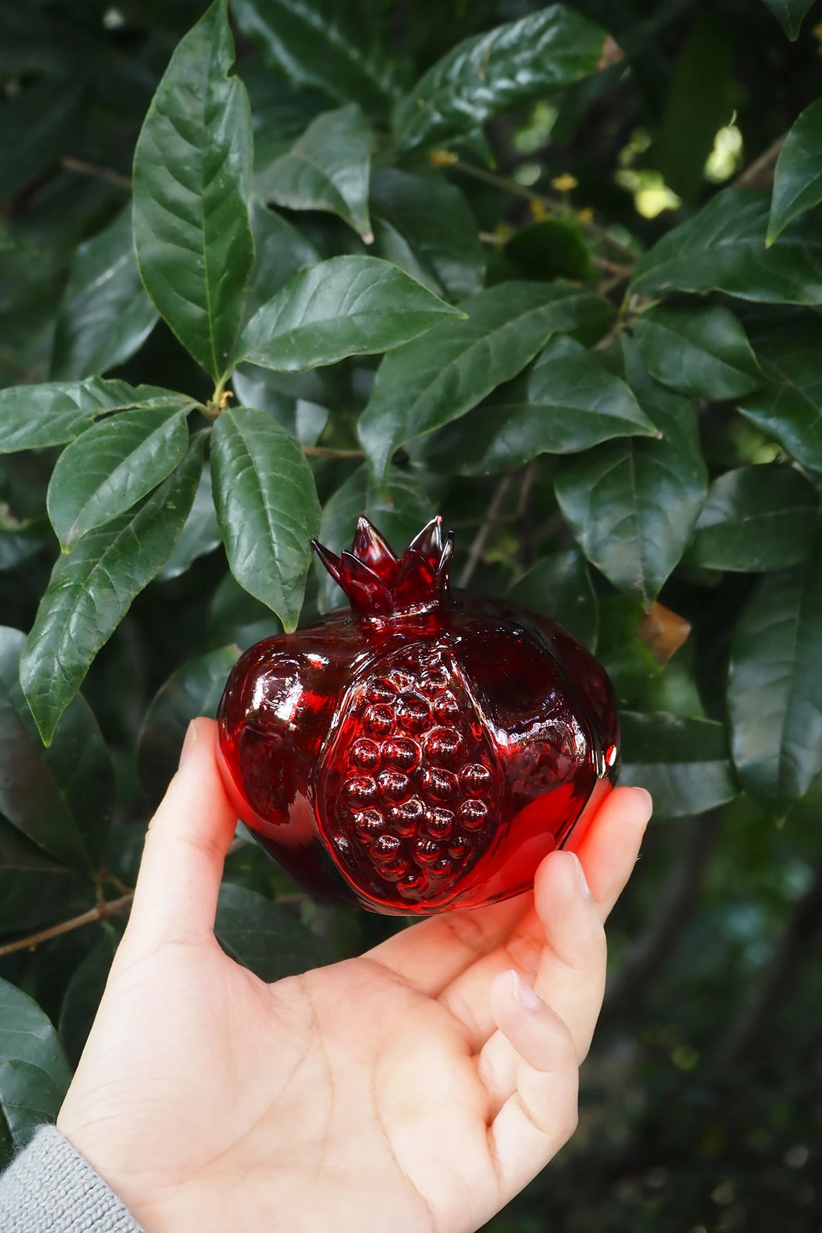 Pomegranate Glass Vase