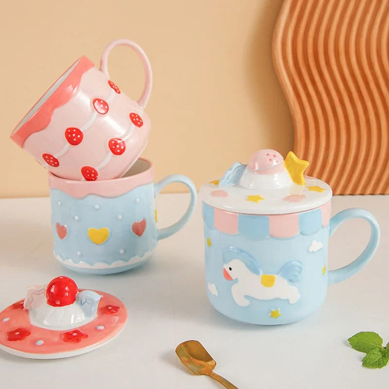 Cartoon Ceramic Mugs