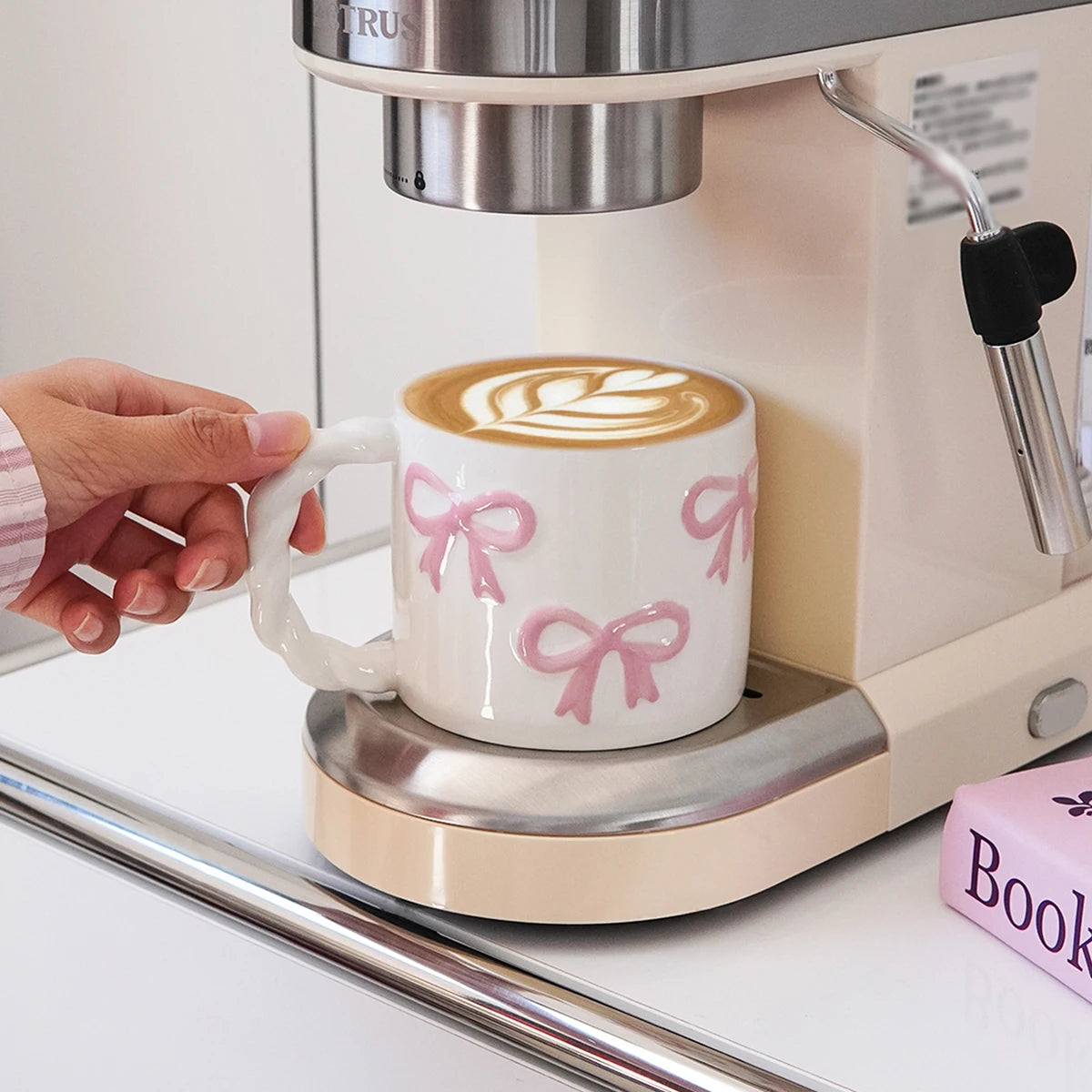 Dainty Bow Ceramic Mug