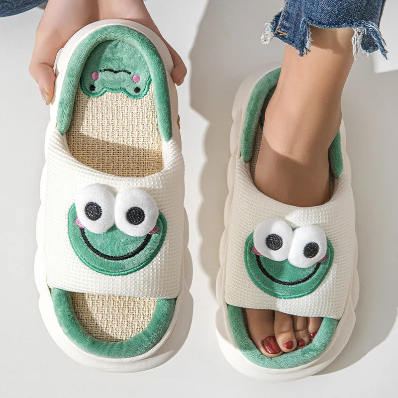 Cotton Animal Slippers