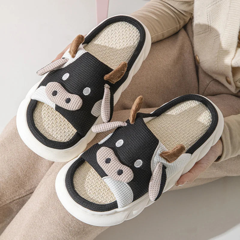 Cotton Animal Slippers