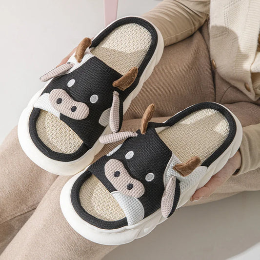 Cotton Animal Slippers