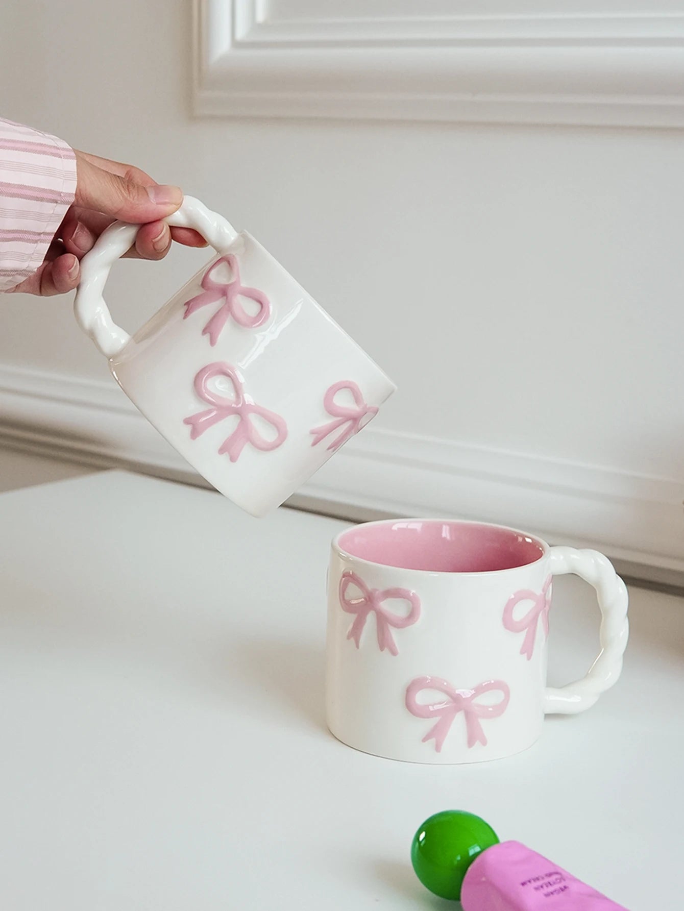 Dainty Bow Ceramic Mug