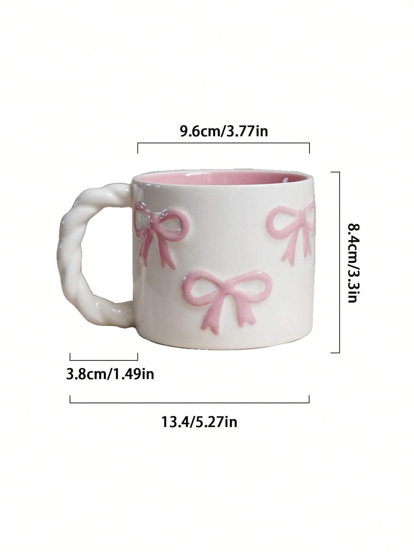 Dainty Bow Ceramic Mug