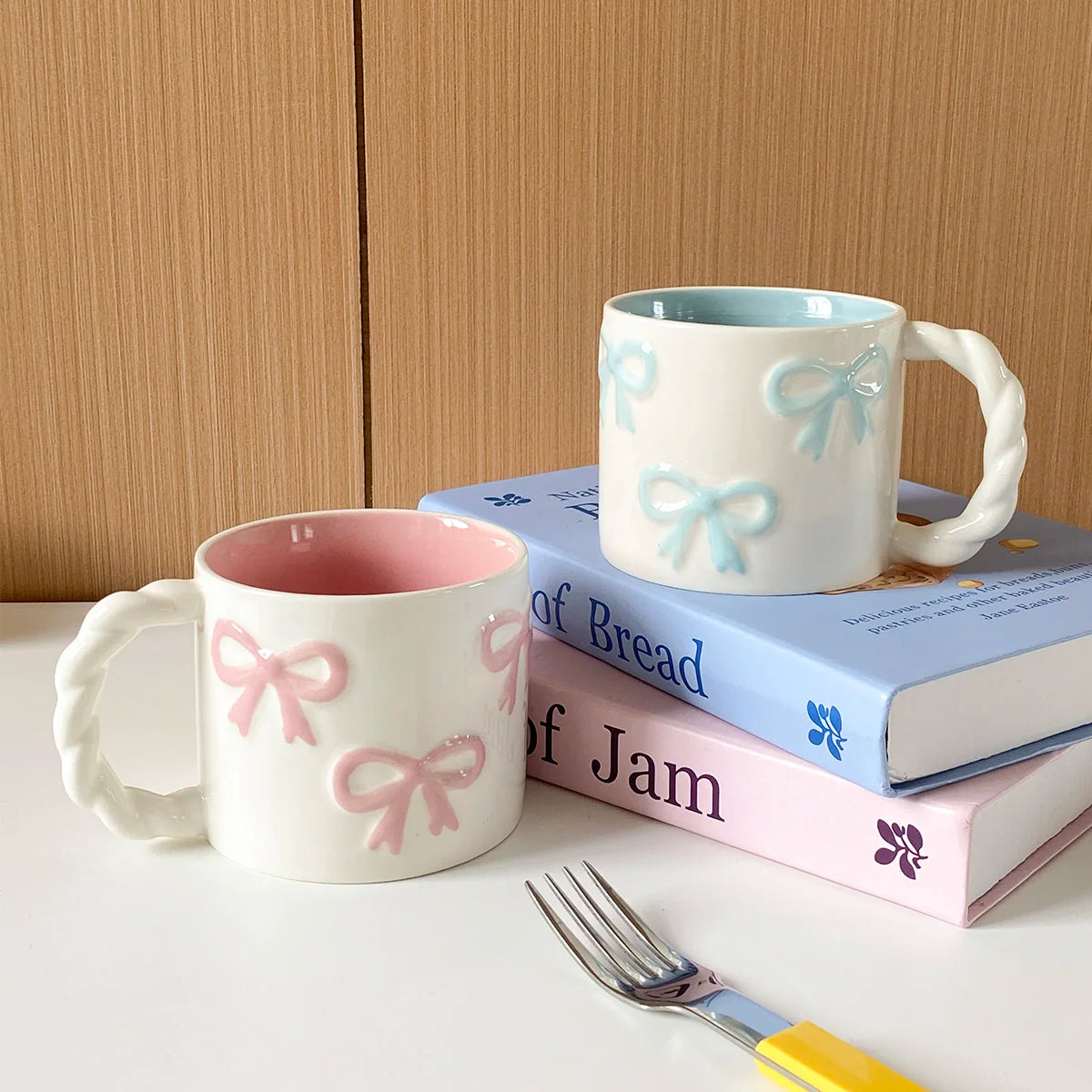 Dainty Bow Ceramic Mug