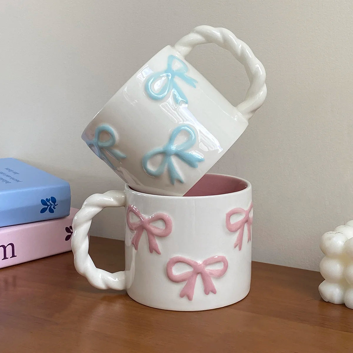Dainty Bow Ceramic Mug