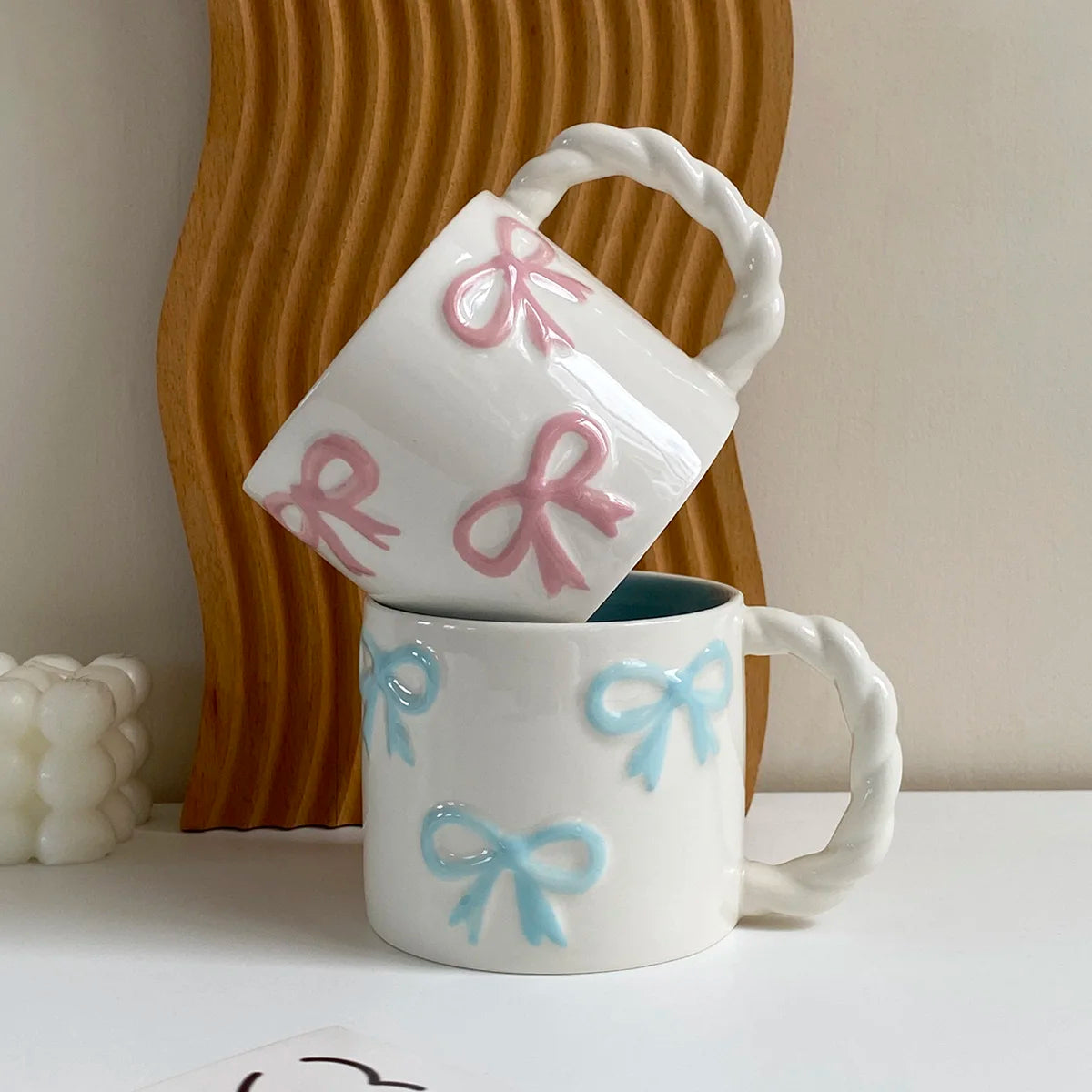 Dainty Bow Ceramic Mug