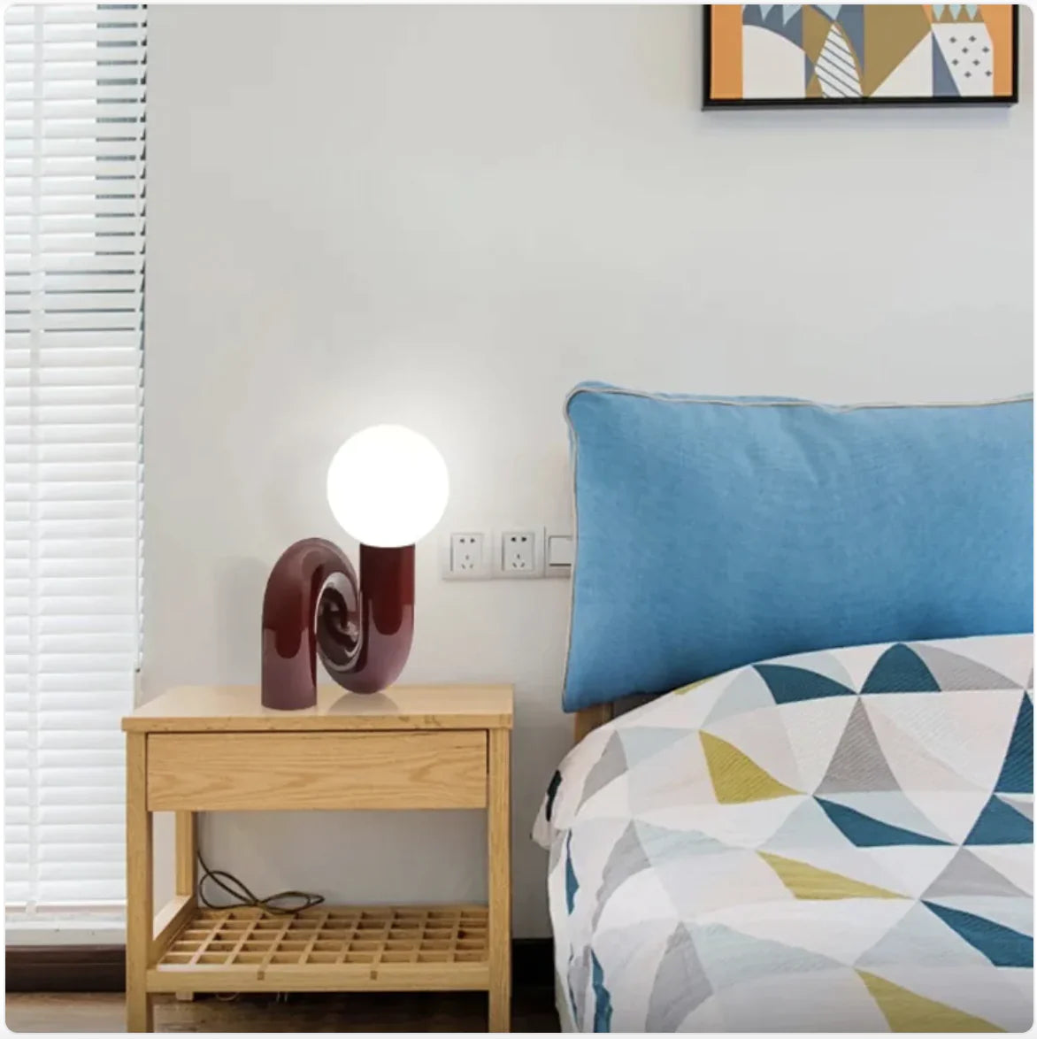 Resin Table Lamp
