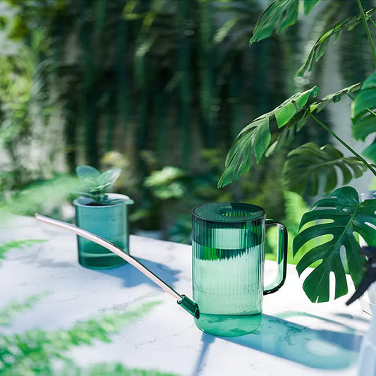 Colored Glass Watering Can