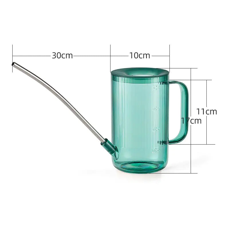 Colored Glass Watering Can