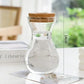 Cork-Top Glass Hydroponic Vases