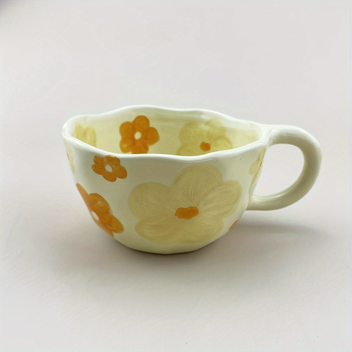 Flowers Pattern Ceramic Mug