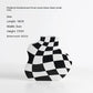 Checkerboard Grid Ceramic Vase