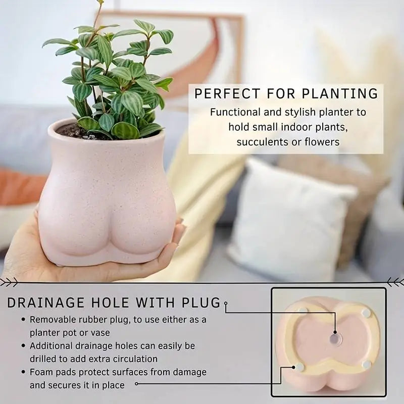 Female Form Ceramic Planter