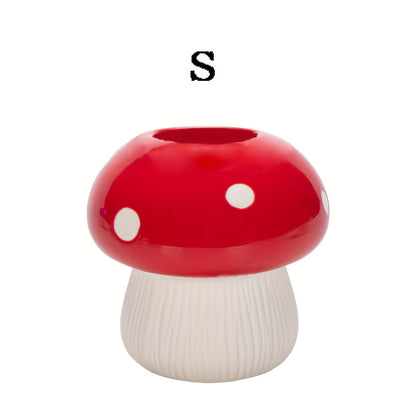 Modern Resin Mushroom Vase