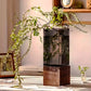 Modern Black Glass Acrylic Vase