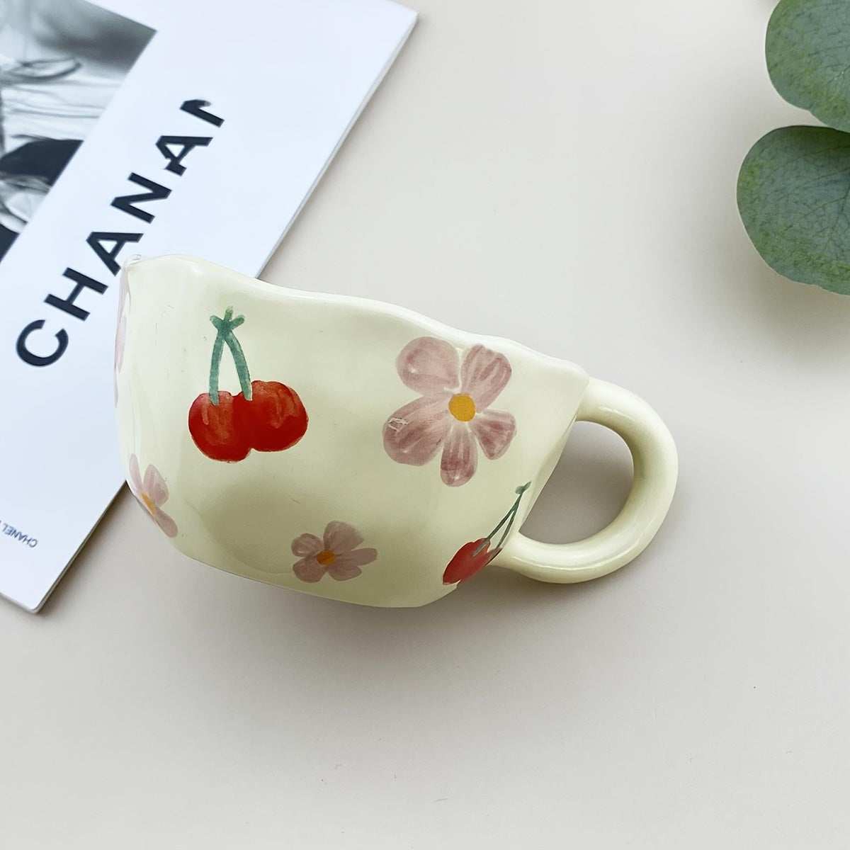 Flowers Pattern Ceramic Mug