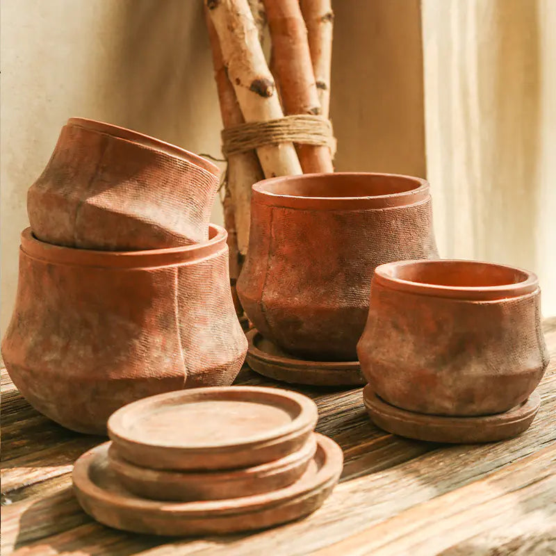 Vintage Red Terracotta Planter