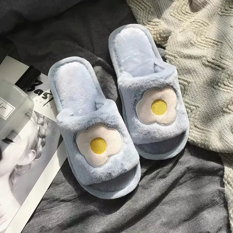 Fruit Plush Slippers