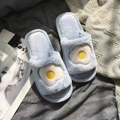 Fruit Plush Slippers