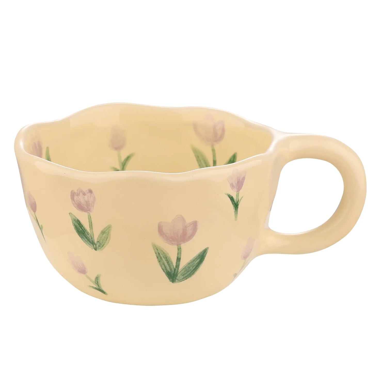 Yellow Tulip Ceramic Mug