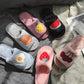 Fruit Plush Slippers