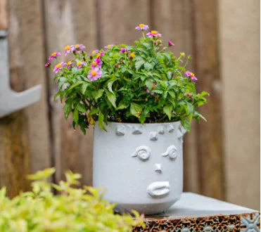 Handcrafted Ceramic Face Planter