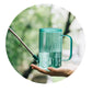 Colored Glass Watering Can