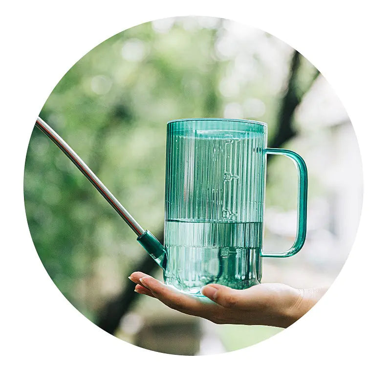 Colored Glass Watering Can