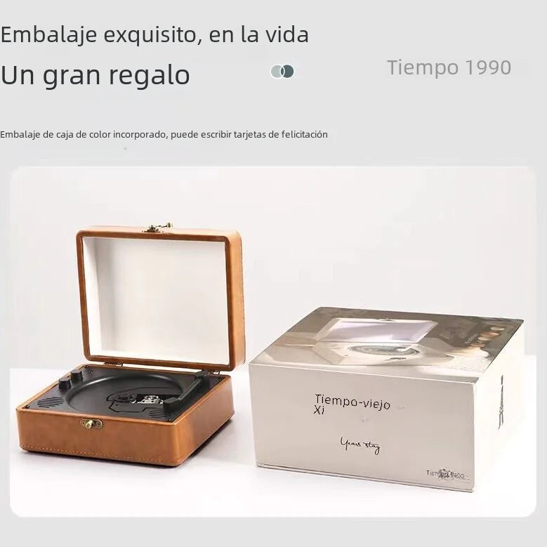 Retro Turntable Style CD Player