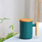 Solid Wooden Handle Mug