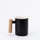 Solid Wooden Handle Mug