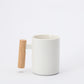 Solid Wooden Handle Mug