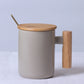 Solid Wooden Handle Mug