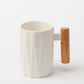 Solid Wooden Handle Mug
