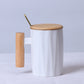 Solid Wooden Handle Mug