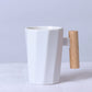 Solid Wooden Handle Mug