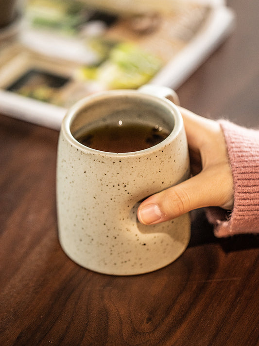 Ceramic Pot Bellied Mug