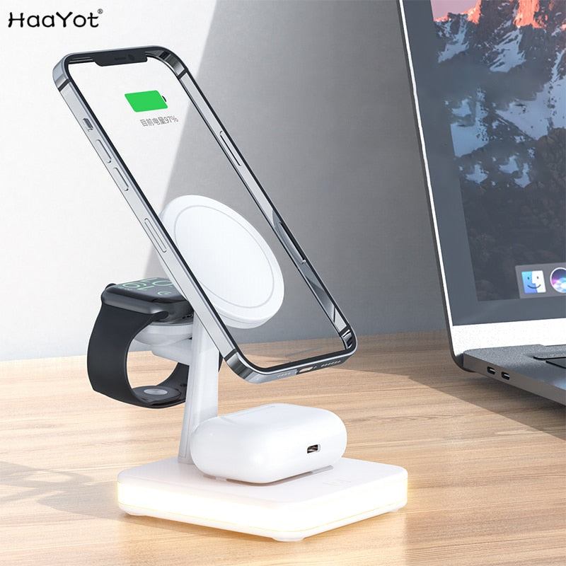 Luxurious 4 in 1 Mag-Safe Charger Stand