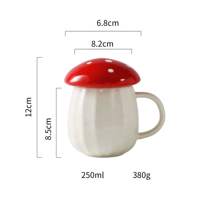 Mushroom Mug With Lid